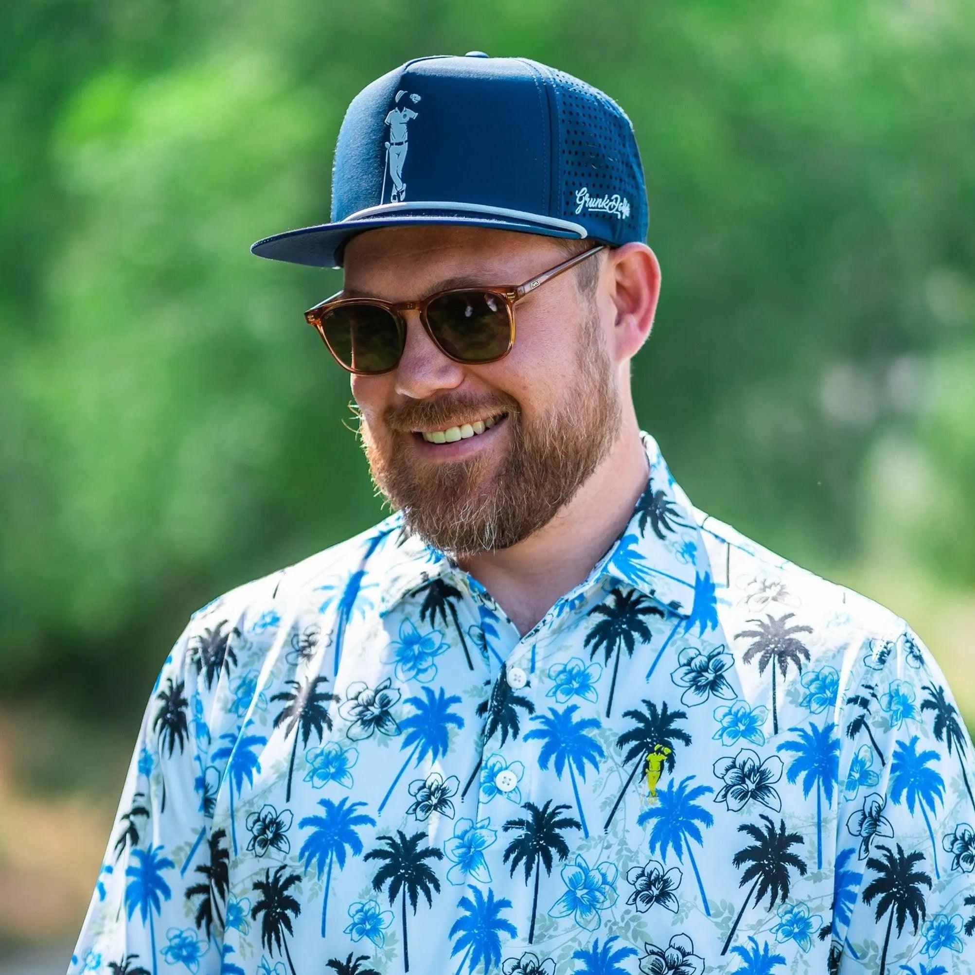 Navy Grunk Hat
