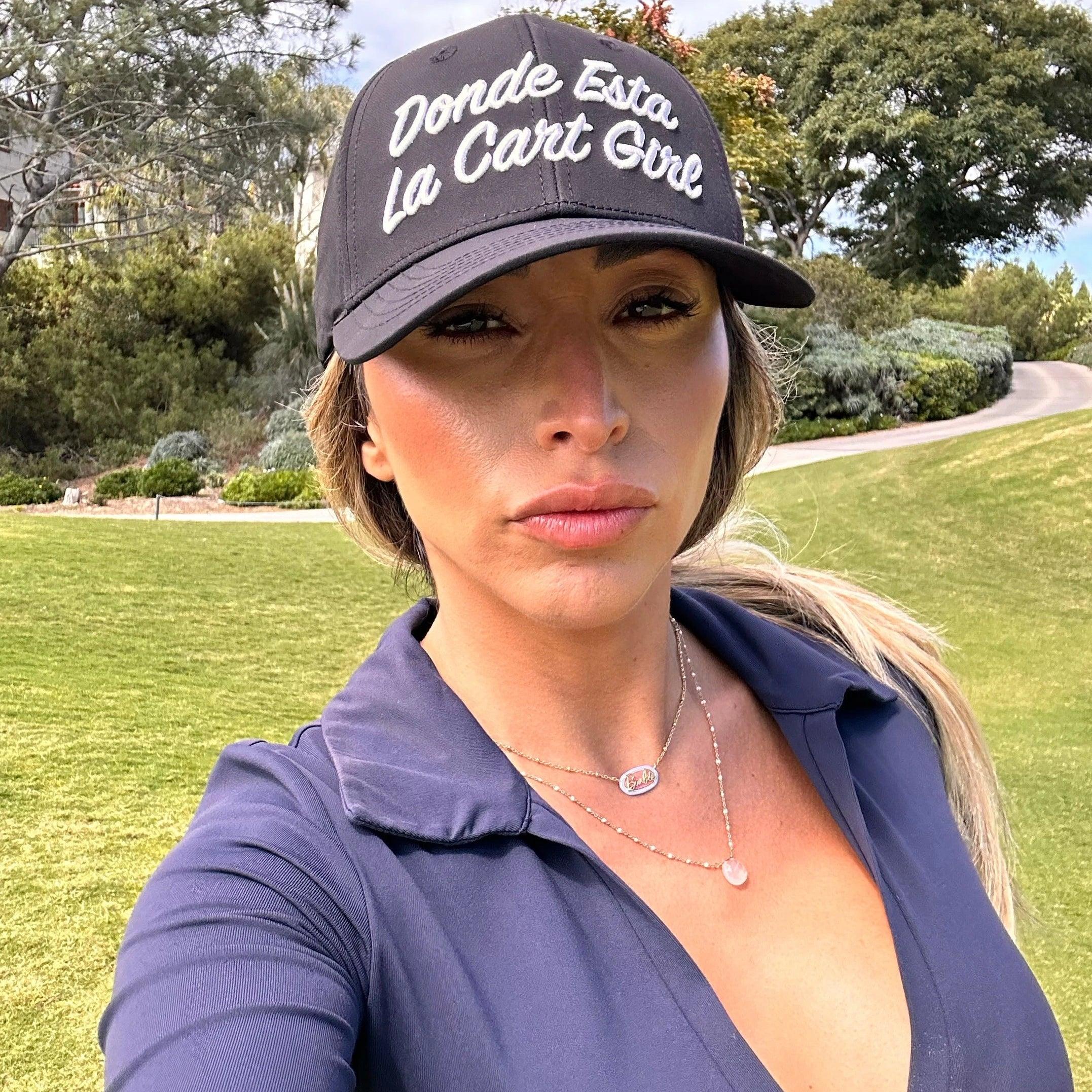 Black Donde Esta La Cart Girl Hat