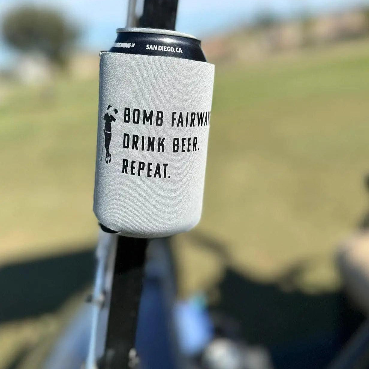 Golf Lessons Magnetic Koozie