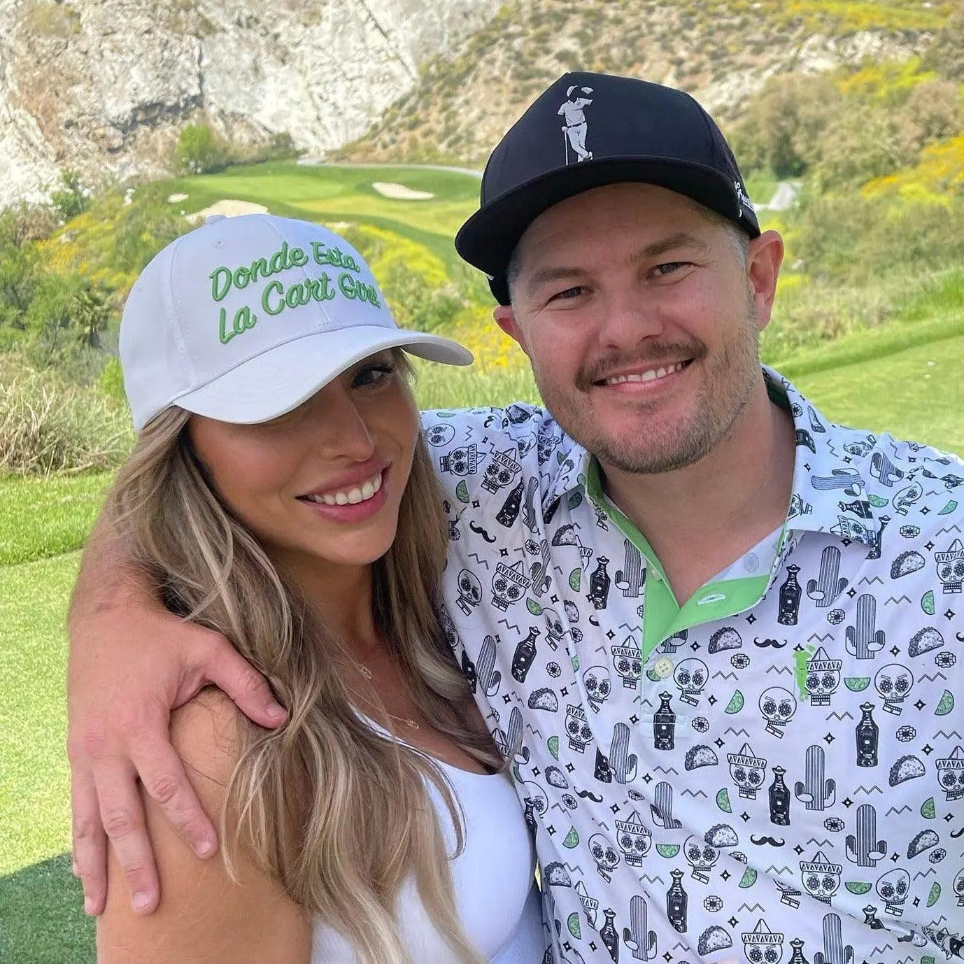 White Donde Esta La Cart Girl Hat
