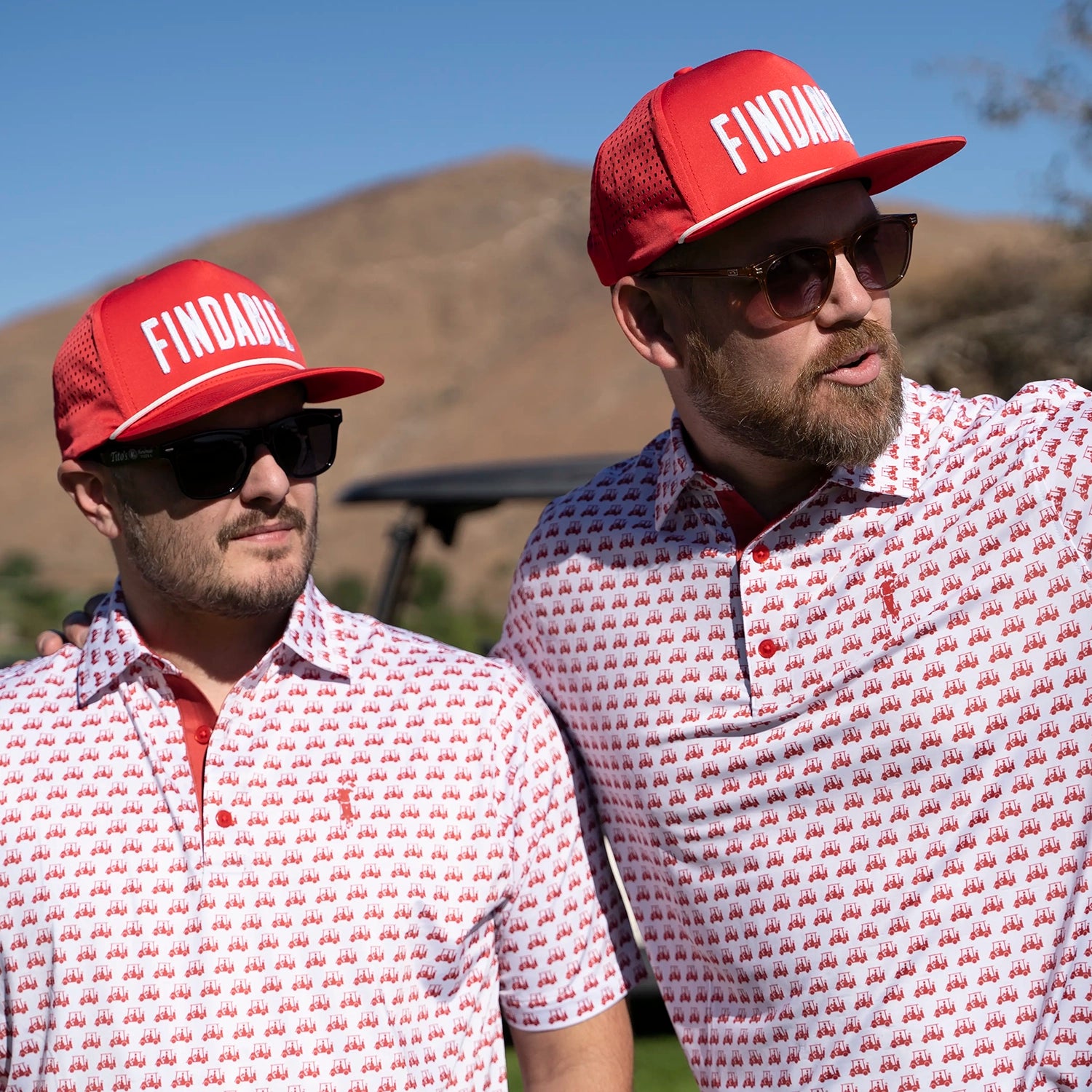 Red Findable Hat
