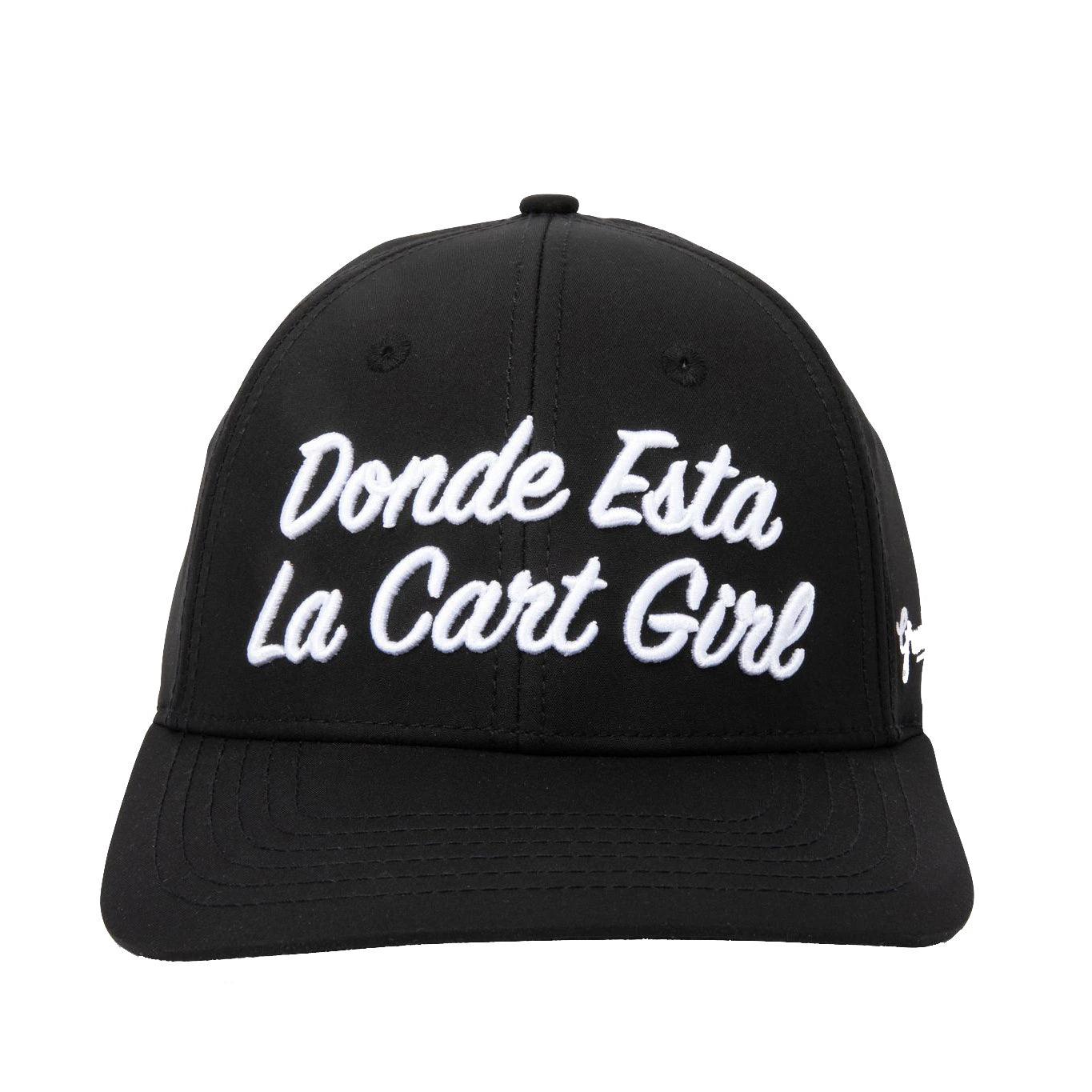 Black Donde Esta La Cart Girl Hat