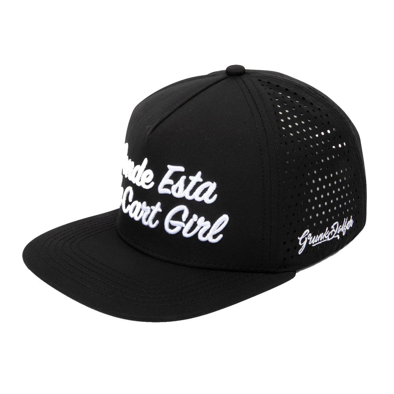 Black Donde Esta La Cart Girl Hat