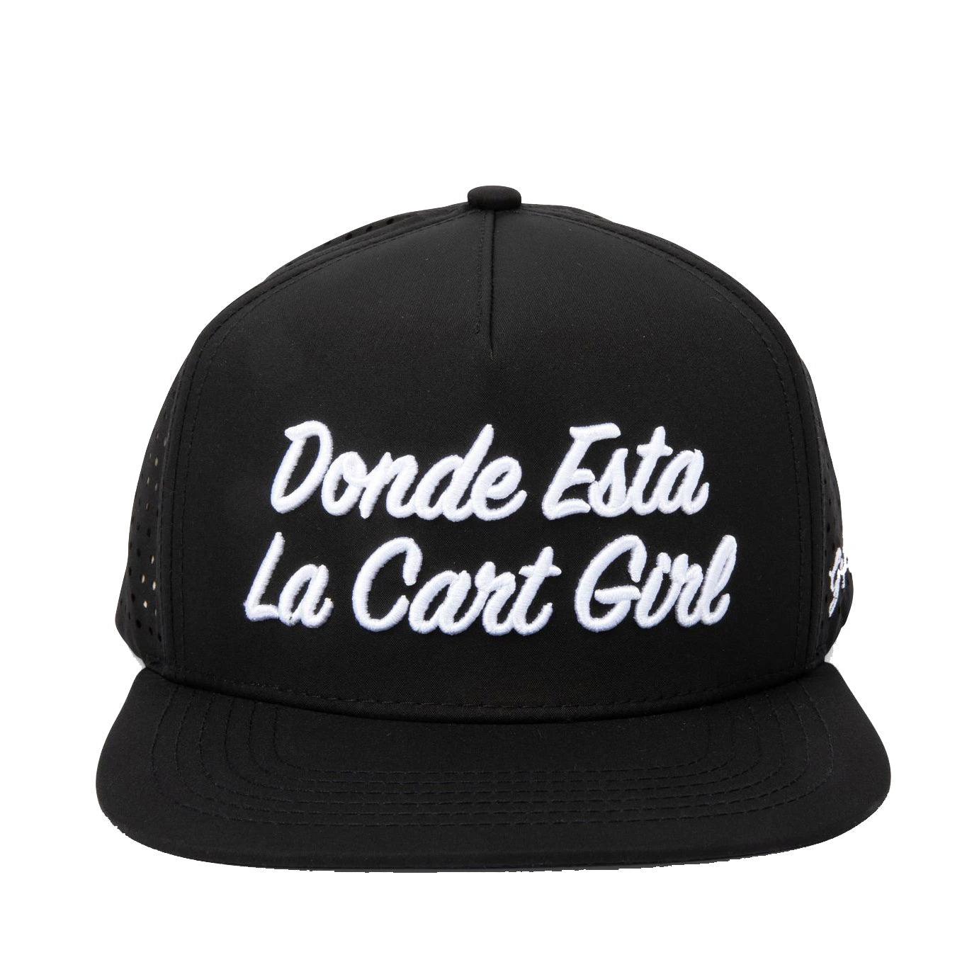 Black Donde Esta La Cart Girl Hat