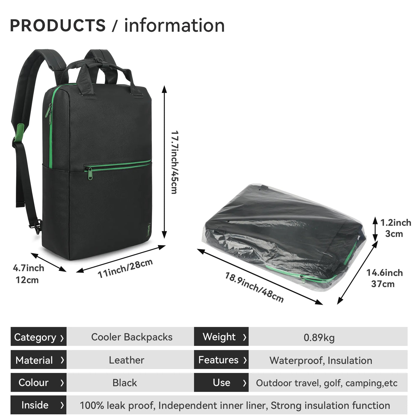 Blackout Cooler Backpack