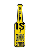 The Grunk Dolfer Drinking Sport Ball Marker features bold black text and is a perfect unique golf gift or fun accessory for golfers who love a laugh.