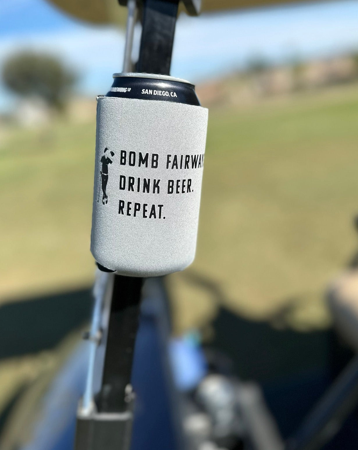 Golf Beer Koozies: Dual Meaning Can Coolers